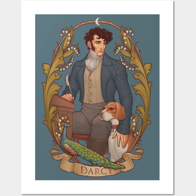 Mr. Darcy - Pride and Prejudice Wall Art by Medusa Dollmaker